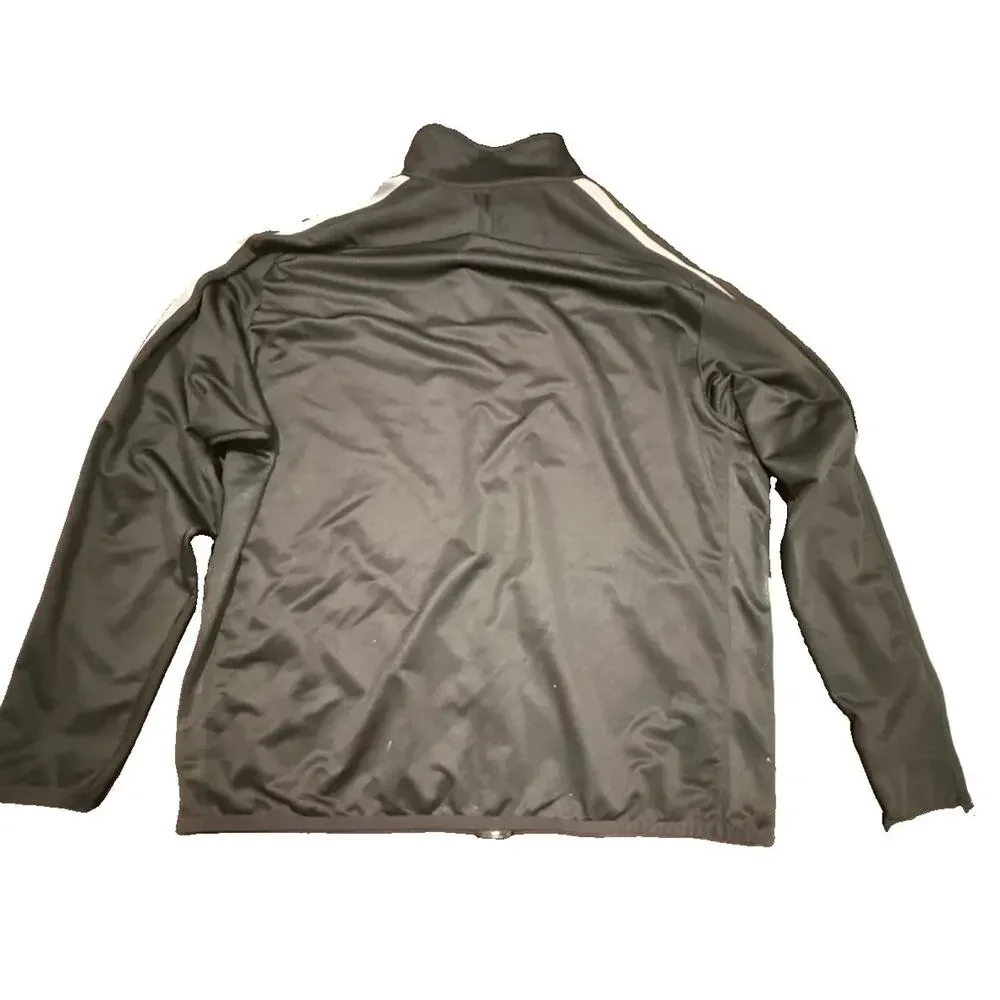 Nike Dri-FIT Track Jacket Men’s XXL Black Full Zip Athletic Running Jacket Coat